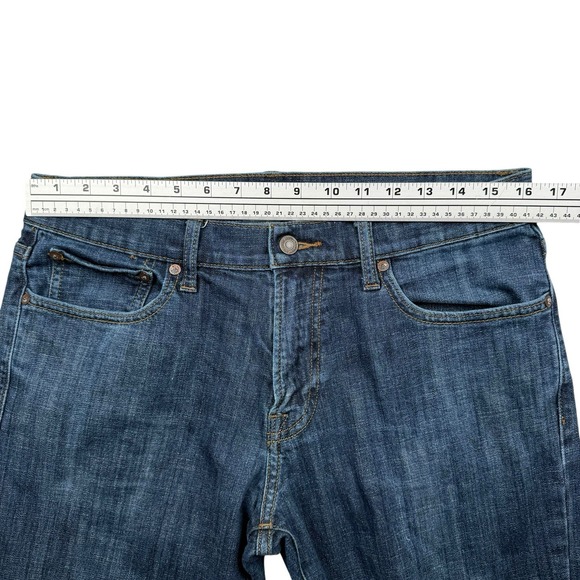 Lucky Brand 221 Straight 32X32 Men's Blue Jeans Cotton Blend Denim Pants - Picture 12 of 12